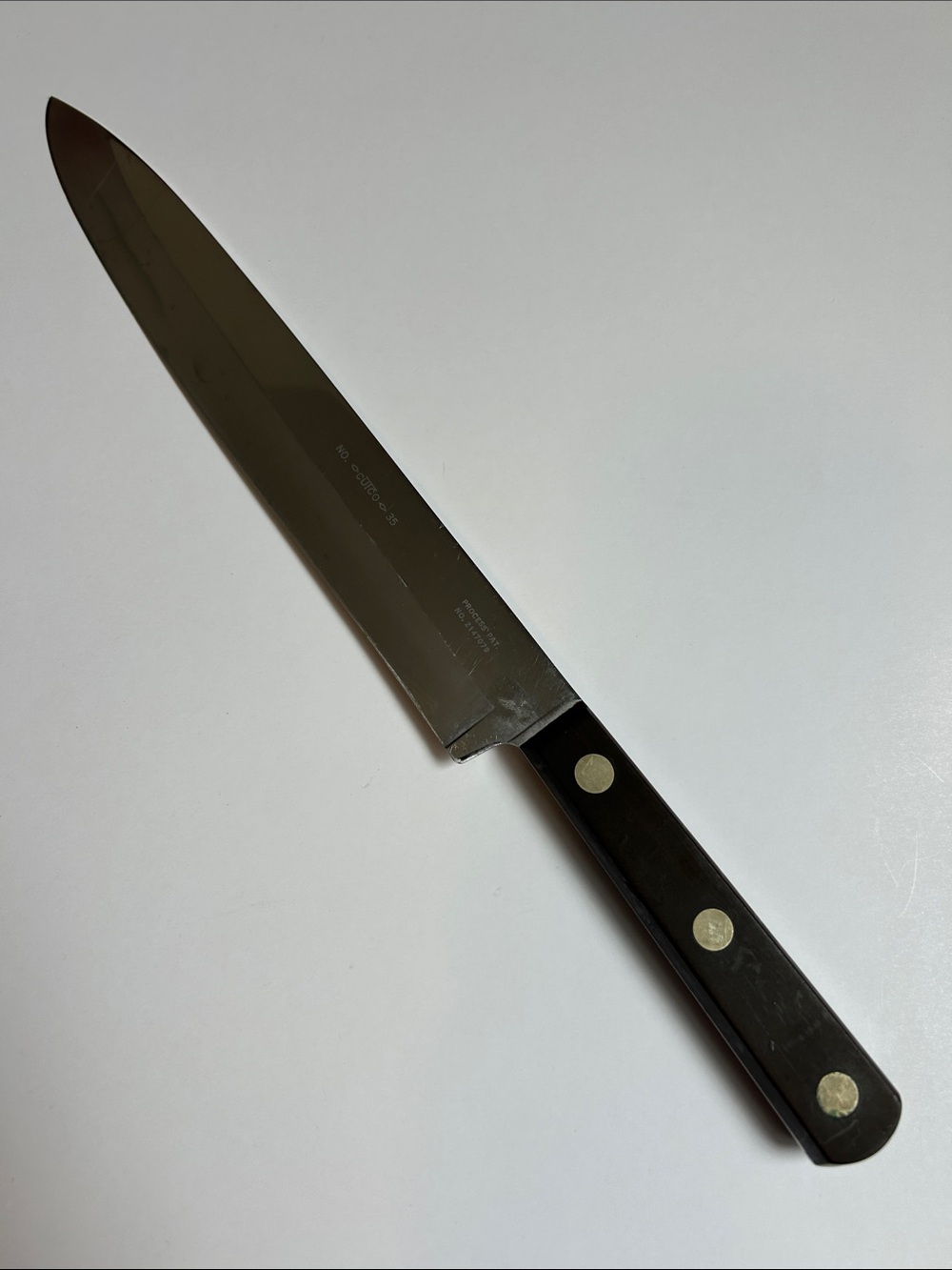 Vintage Cutco No 35 Chef Knife